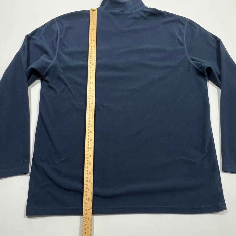 The North Face TKA 100 Fleece 1/4 Zip Pullover Navy‎ Blue Outdoor Mens XL